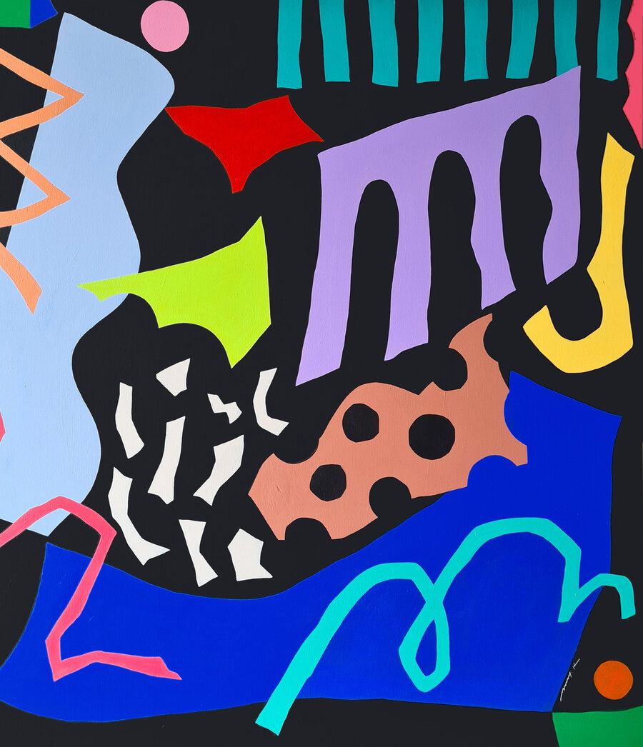 Inspired by Neo-Memphis design